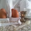 alter Eierträger, Eiermenage, alter Eierbecher, Porzellan, viktorianisch, Shabby Style-288