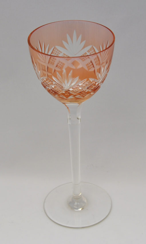altes Jugendstil Weinglas Rosalinglas