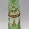 Alter Glas Krug Jugendstil Krug, grünes Klarglas, Malerei, wohl um 1910-0