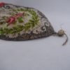 Alte Perlentasche, alter Perlenbeutel, alte Perlenarbeit, Rosenmotiv, beschädigt, wohl um 1890 -1868