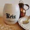 antiker Keramikpot Reis