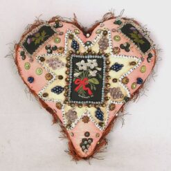 altes Sweetheart Cushion, antikes Nadelkissen Valentinstagsgeschenk, Memorabilia